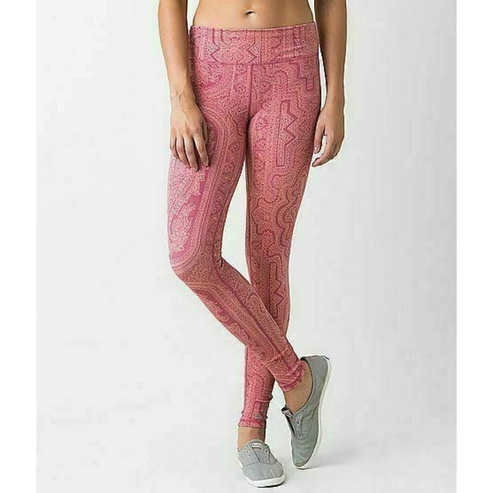 O'Neill 365 Women's Pink Divine Active Rose Legging Tight Pants Size L $70 - Picture 9 of 10